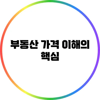 부동산 가격 이해의 핵심