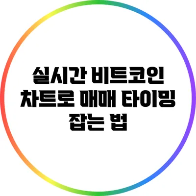 실시간 비트코인 차트로 매매 타이밍 잡는 법